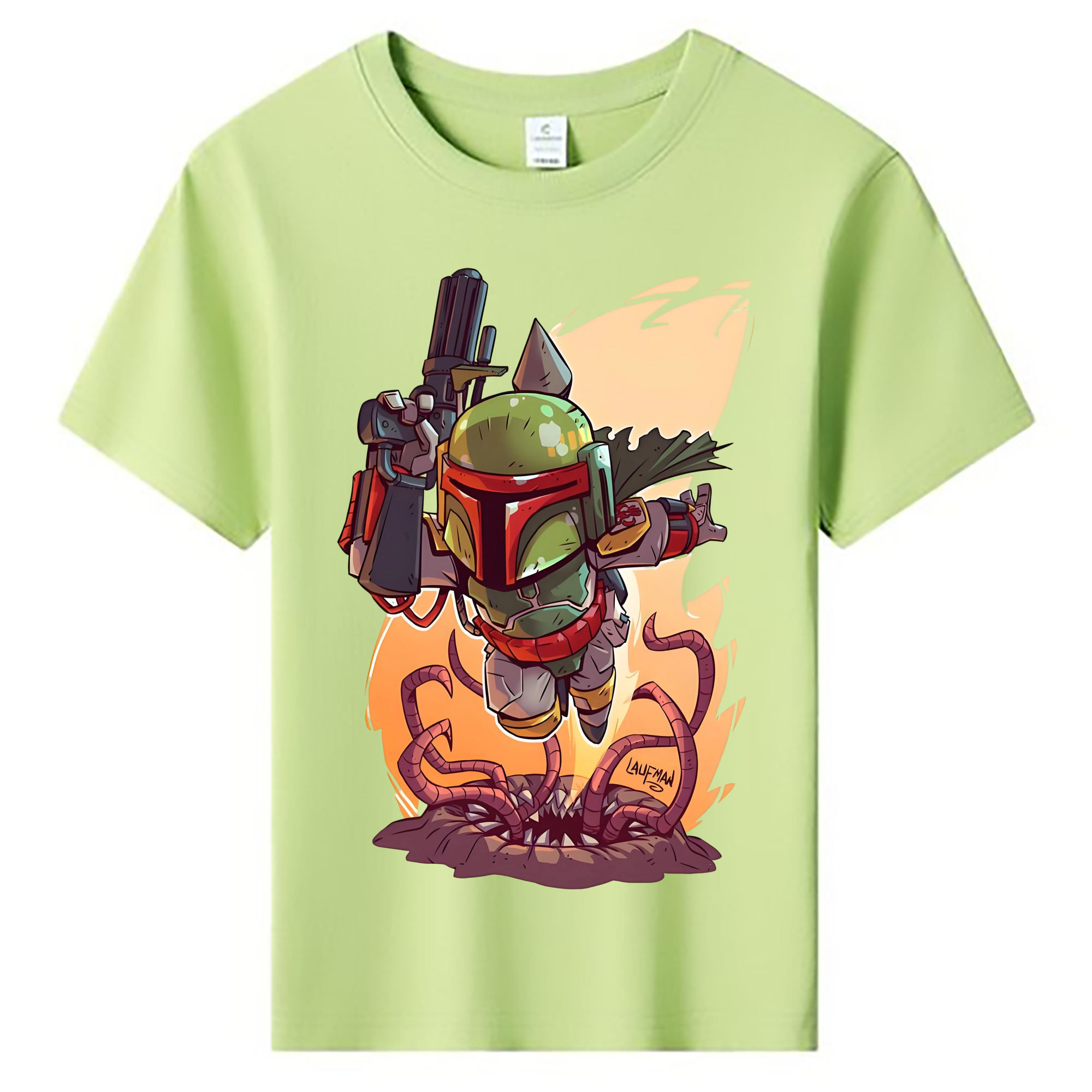 （画像用） スター・ウォーズ Star Wars 綿100％キッズTシャツ（フロントプリント）